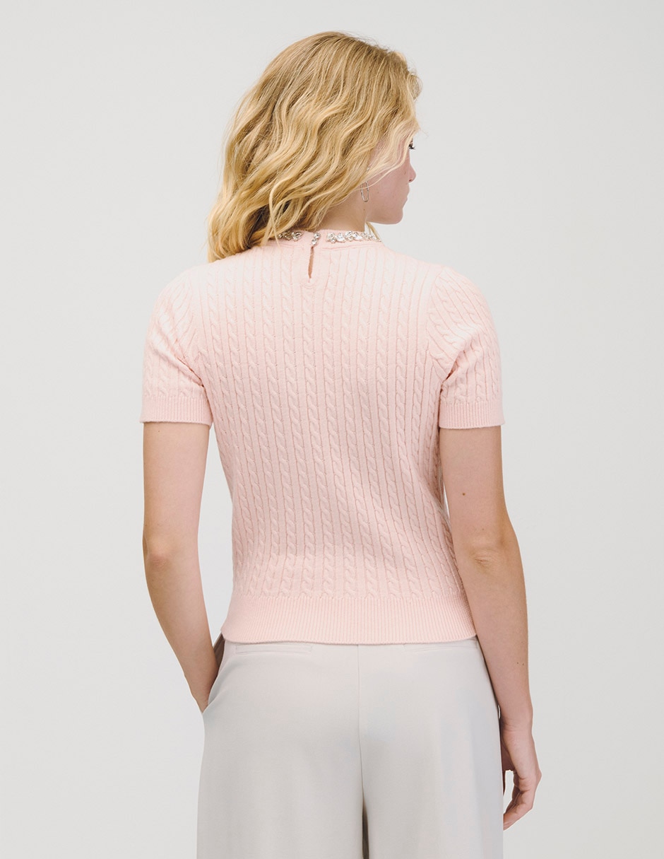 Blusa manga corta para mujer 4