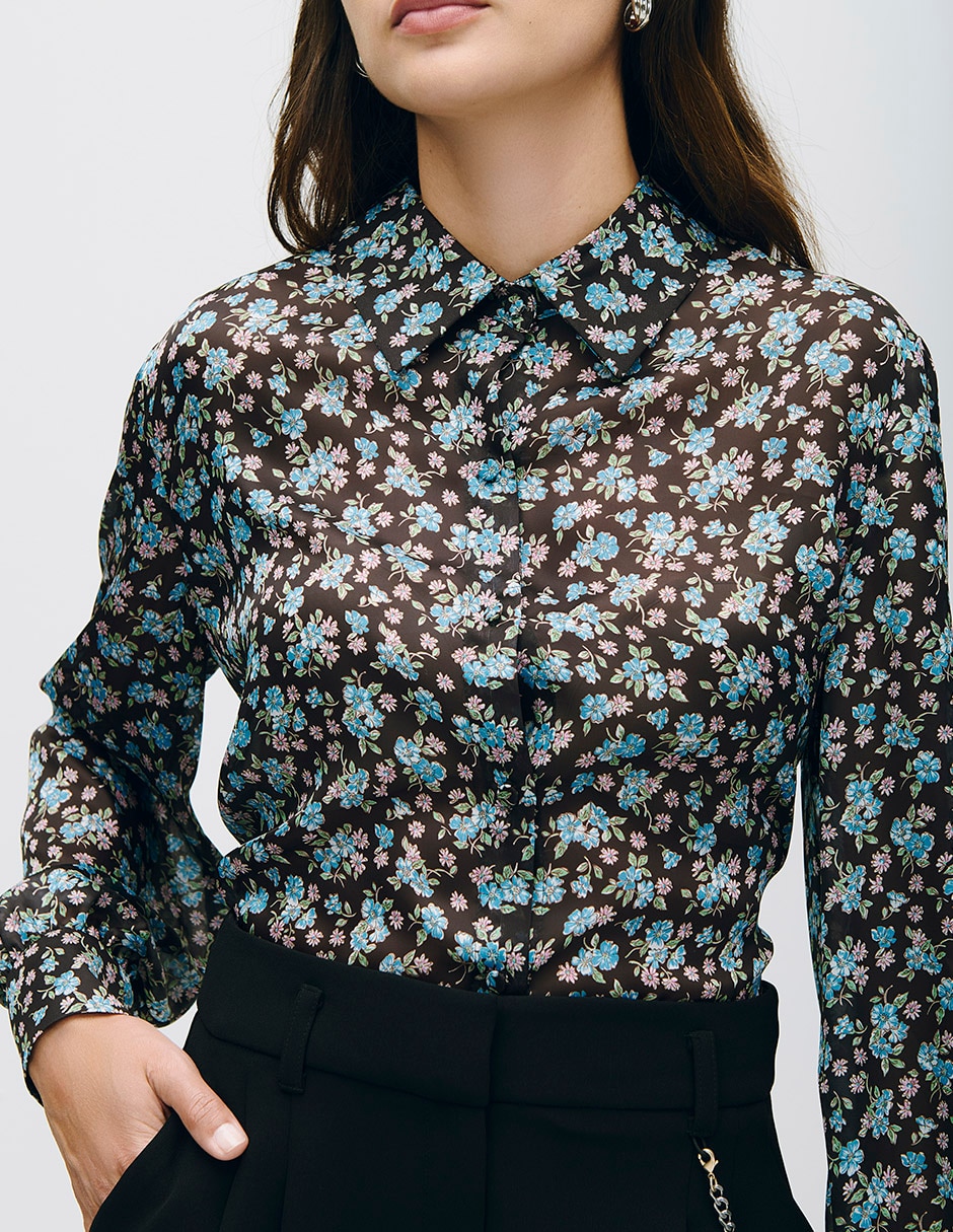 Blusa manga larga para mujer 4