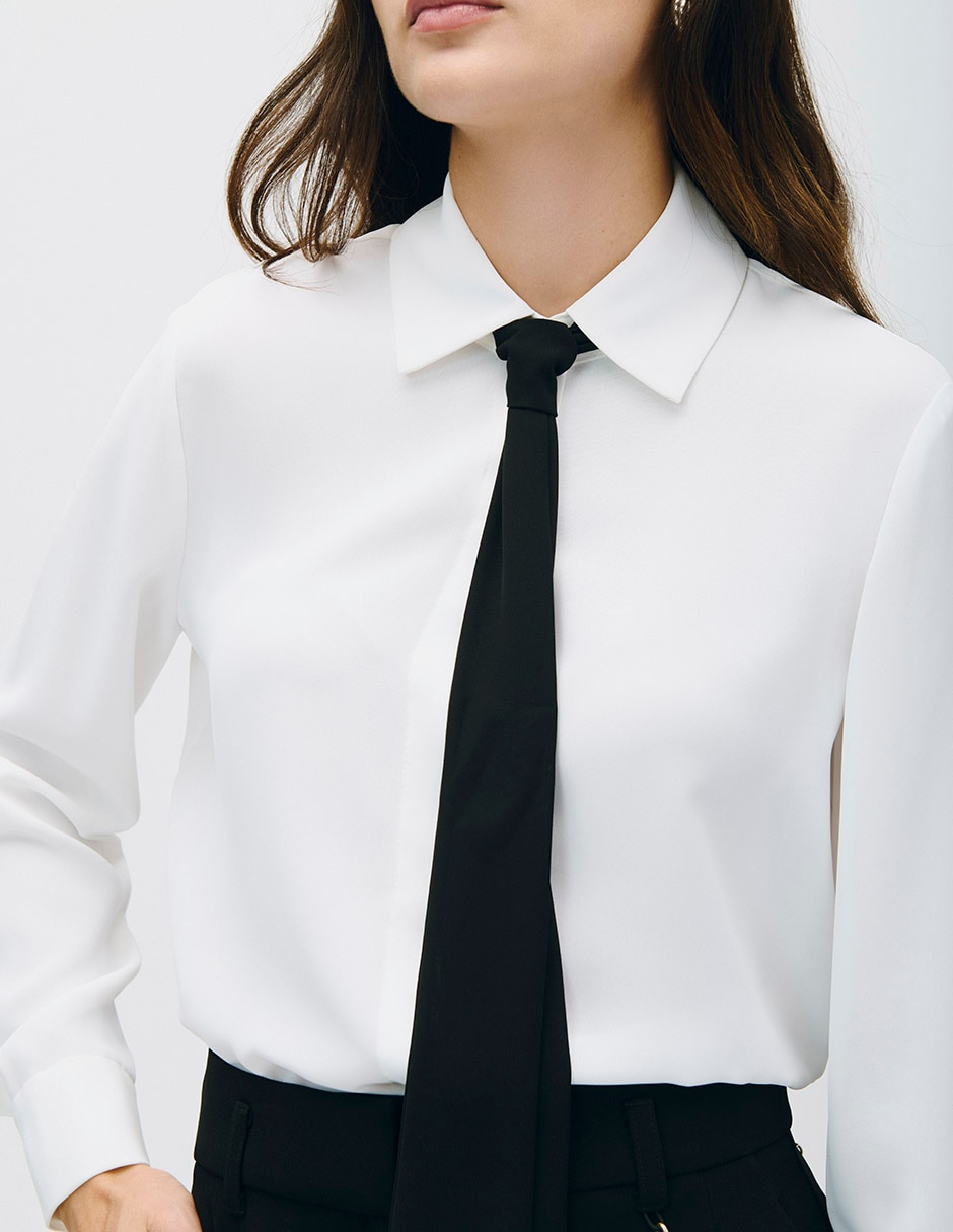 Blusa manga larga para mujer 4