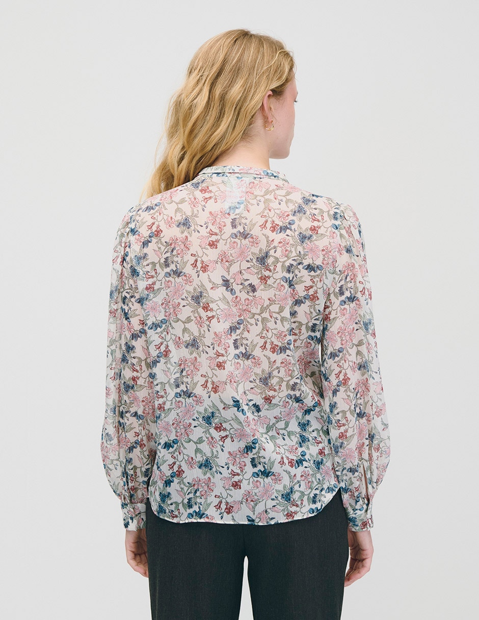 Blusa manga larga para mujer 4