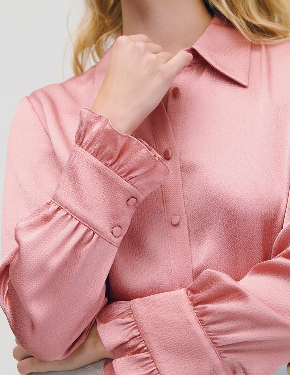 Blusa manga larga para mujer 4