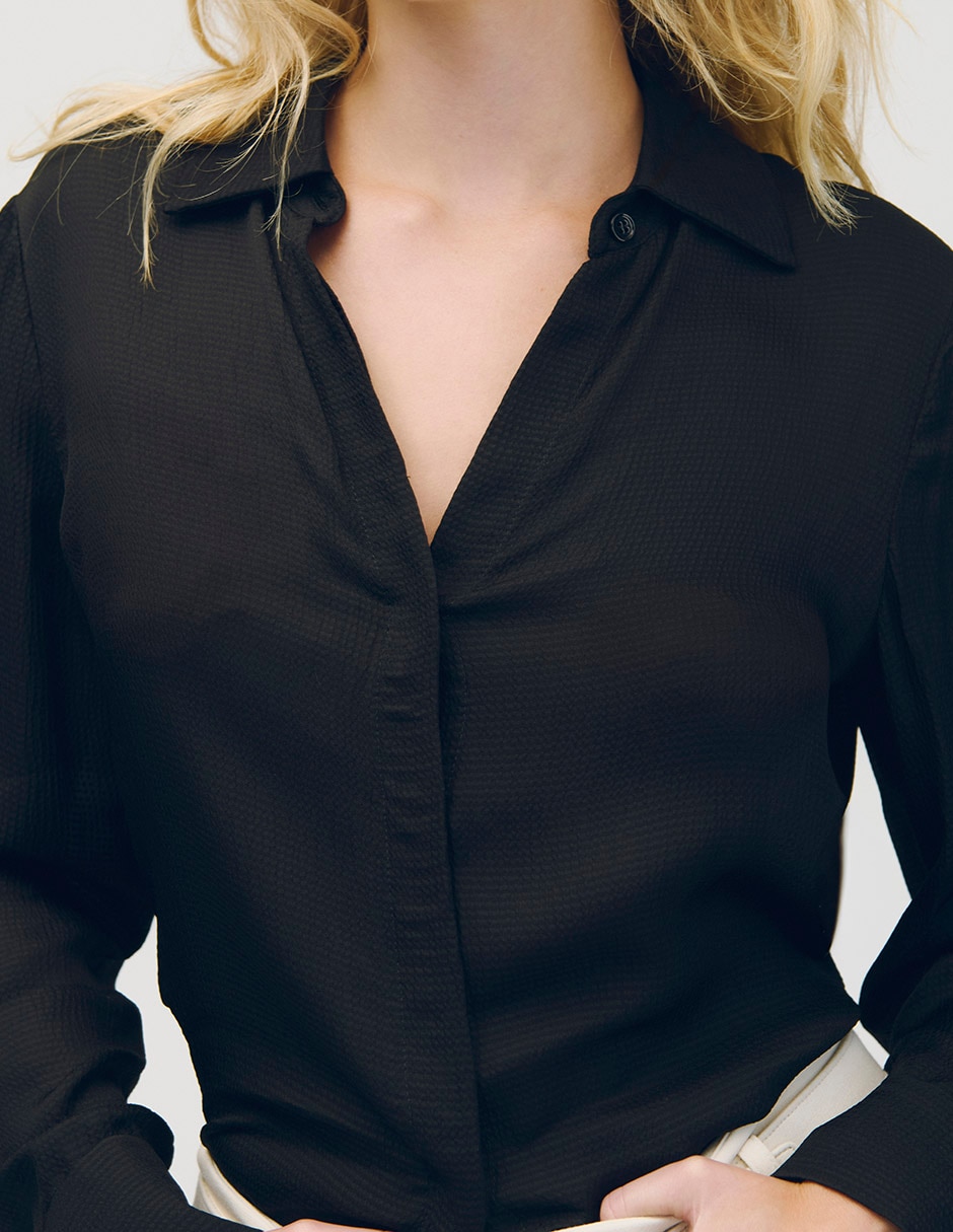 Blusa manga larga para mujer 4