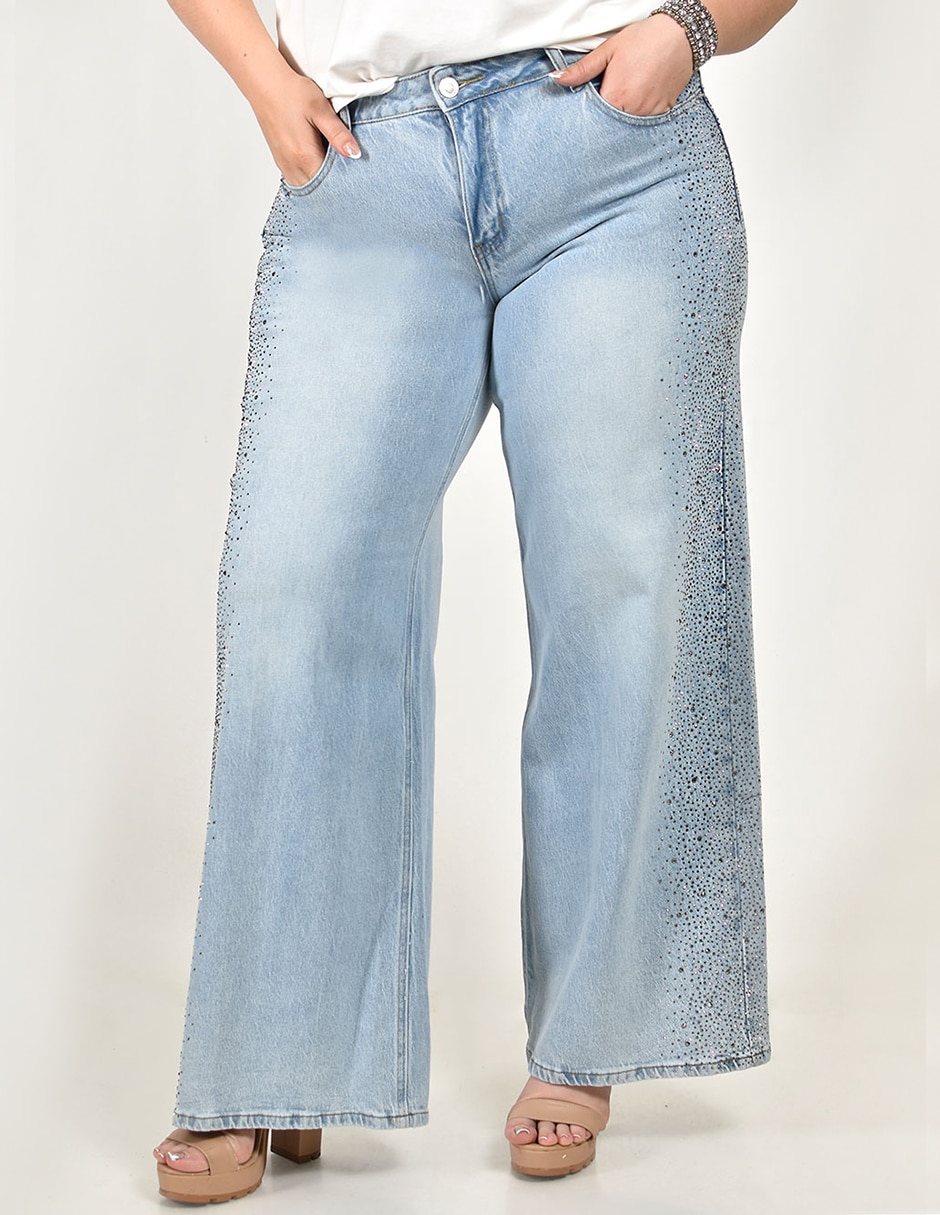 Jeans wide leg para mujer