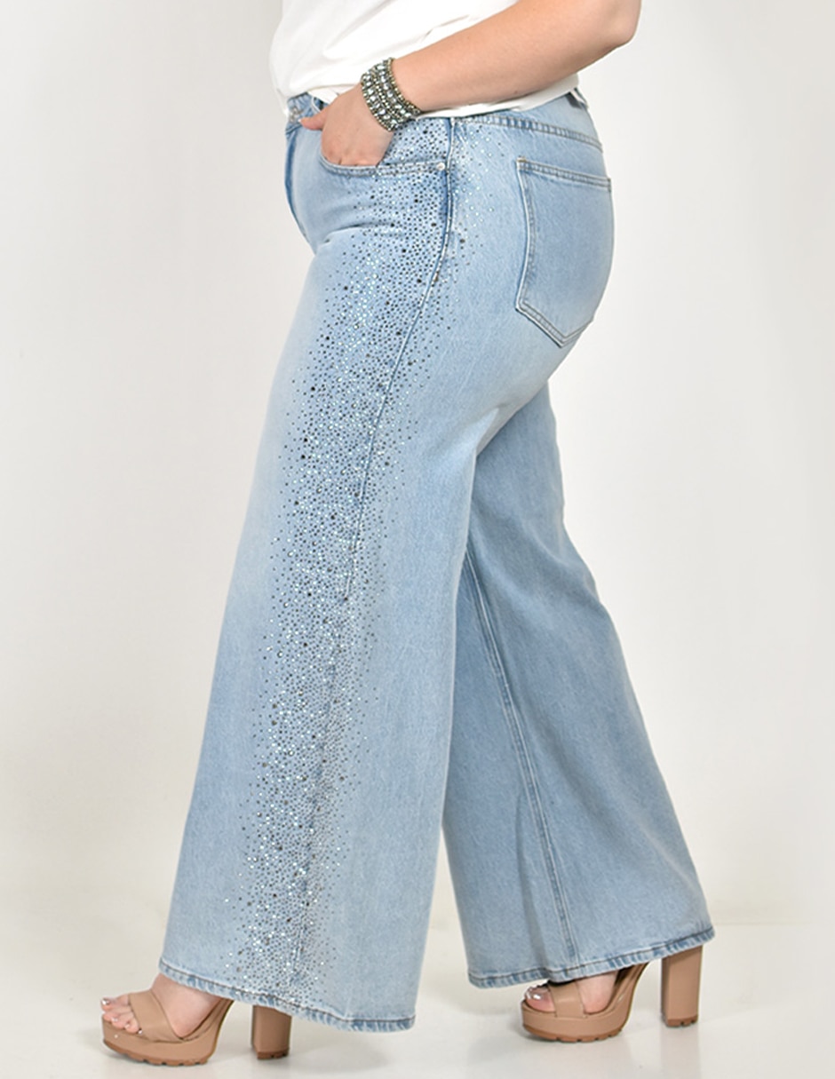 Jeans wide leg para mujer 2