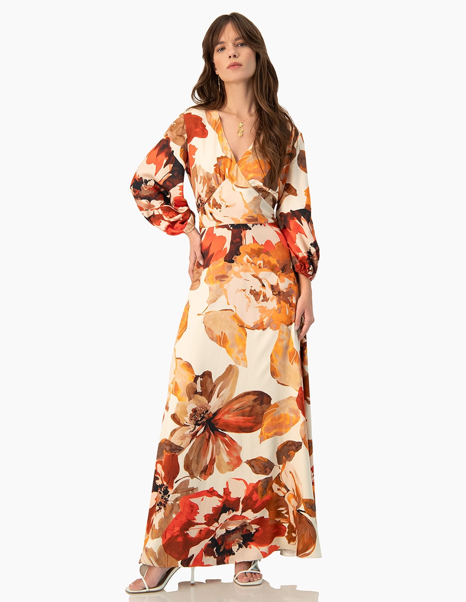 Vestido largo casual para mujer