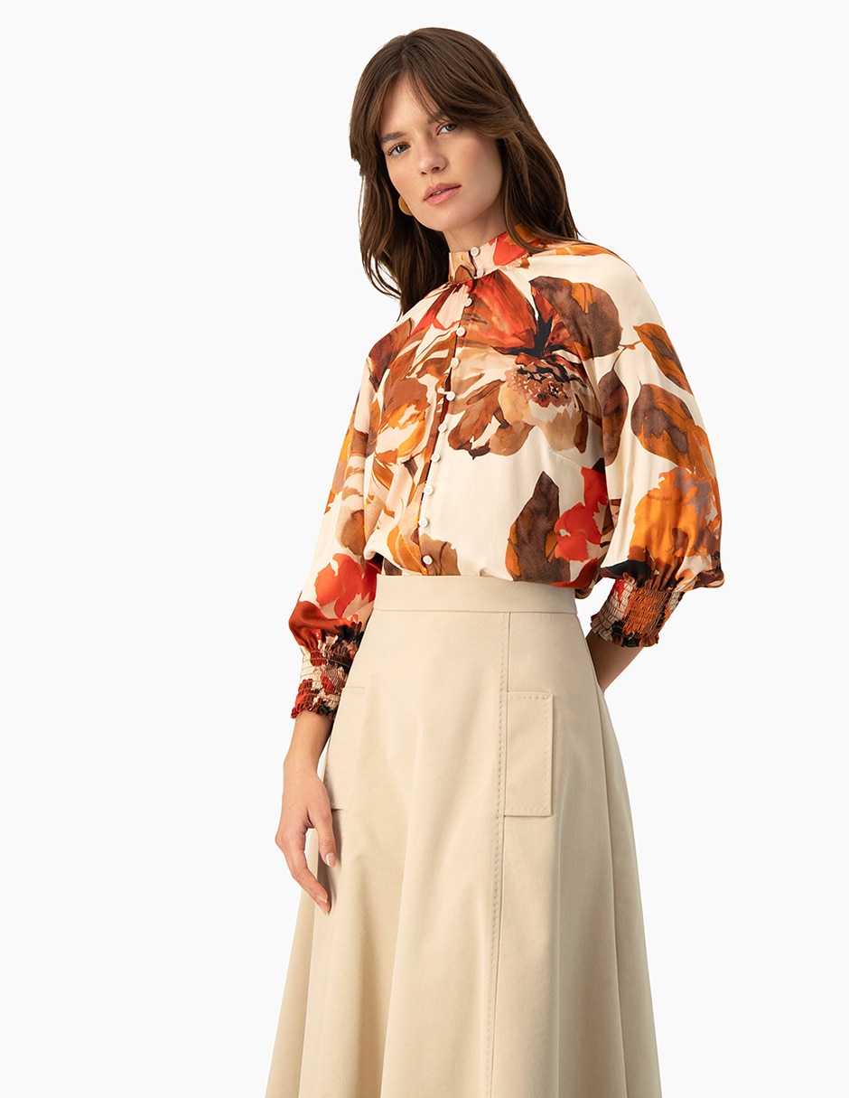 Blusa manga larga para mujer 3