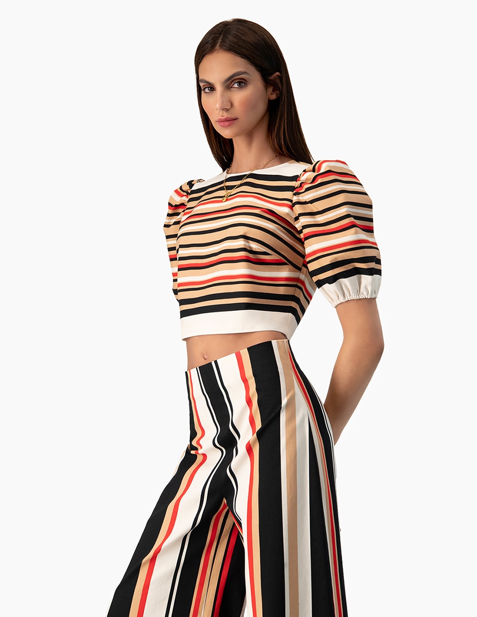 Blusa manga corta para mujer 3
