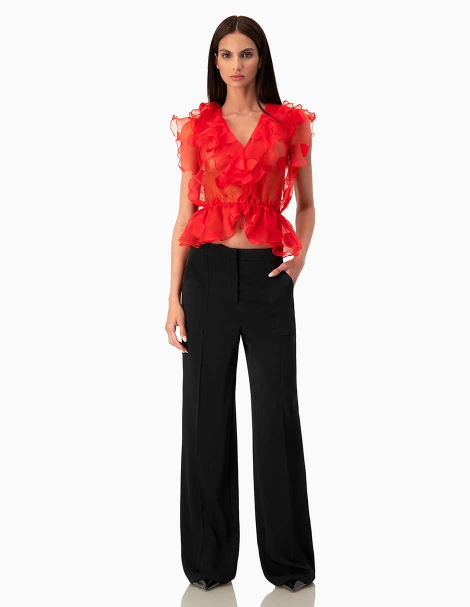 Pantalón regular para mujer 4
