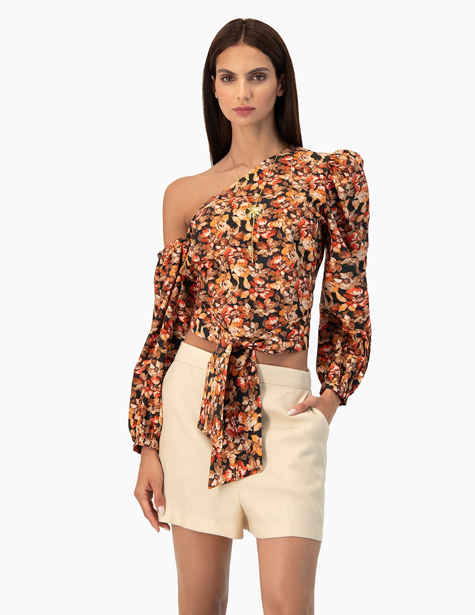 Blusa manga larga para mujer