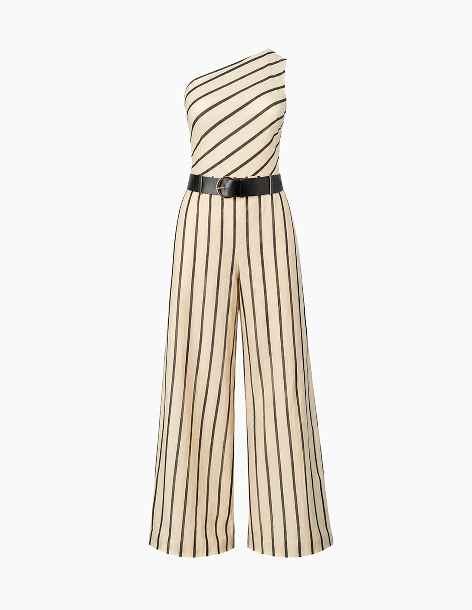 Jumpsuit Ivonne casual estampado a rayas para mujer
