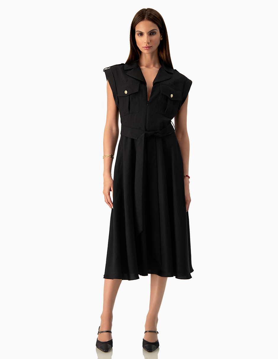 Vestido midi casual para mujer