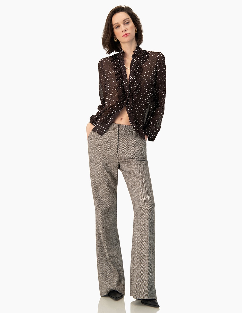 Pantalón acampanado para mujer 3
