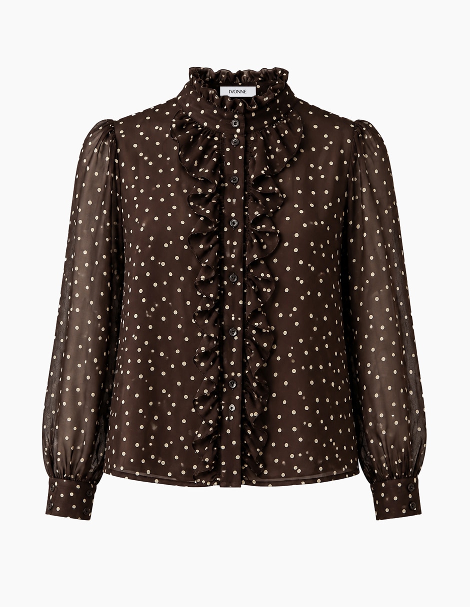 Blusa manga larga para mujer 7