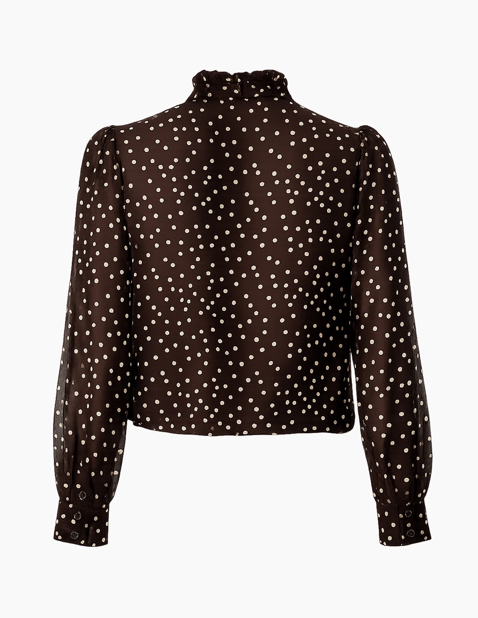 Blusa manga larga para mujer 8