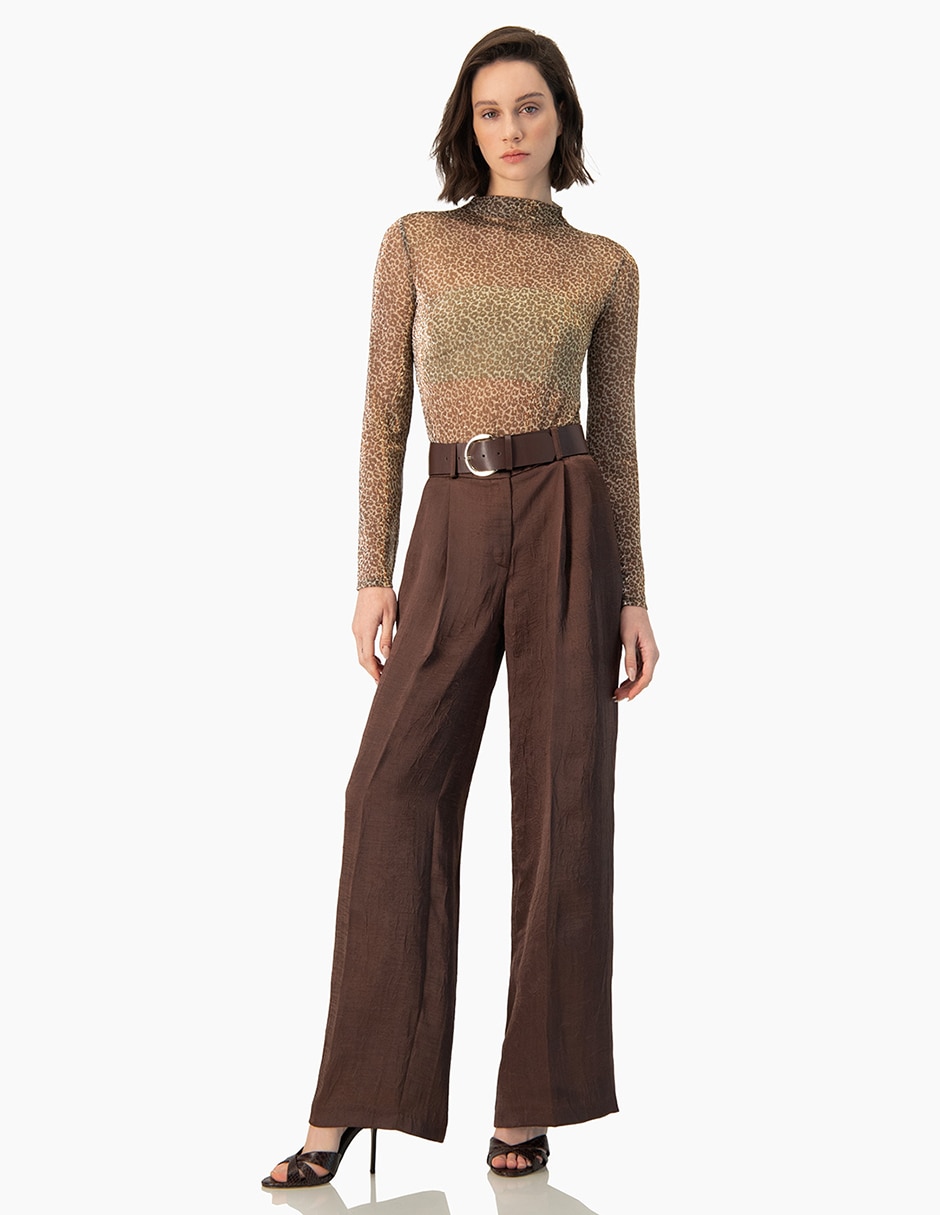 Pantalón amplio para mujer 4