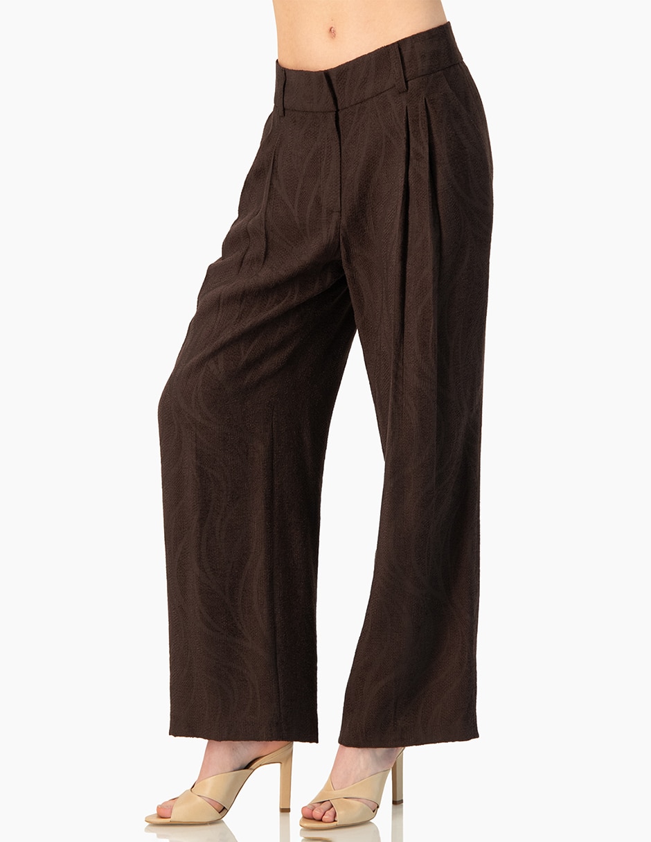 Pantalón regular amplio para mujer 3