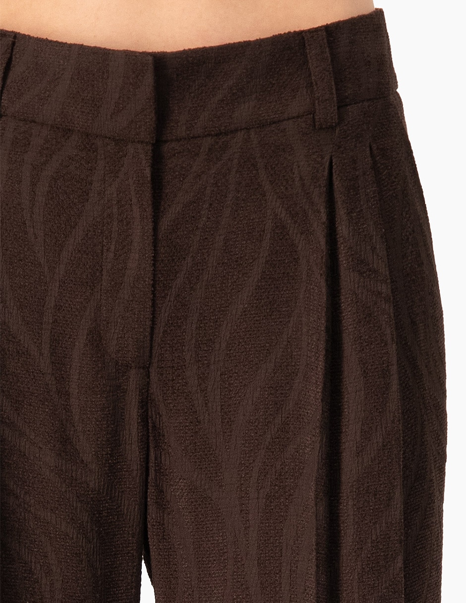 Pantalón regular amplio para mujer 5