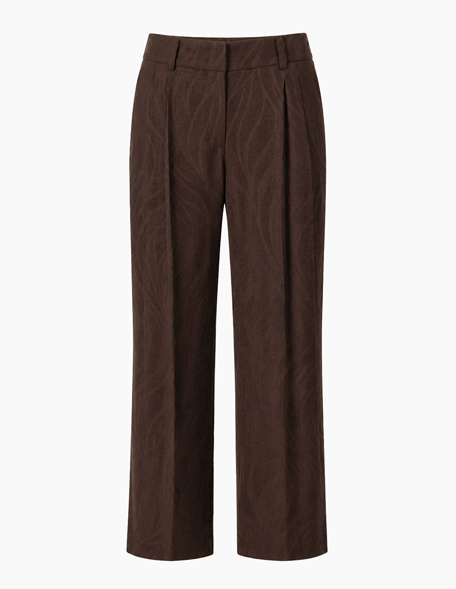 Pantalón regular amplio para mujer 6