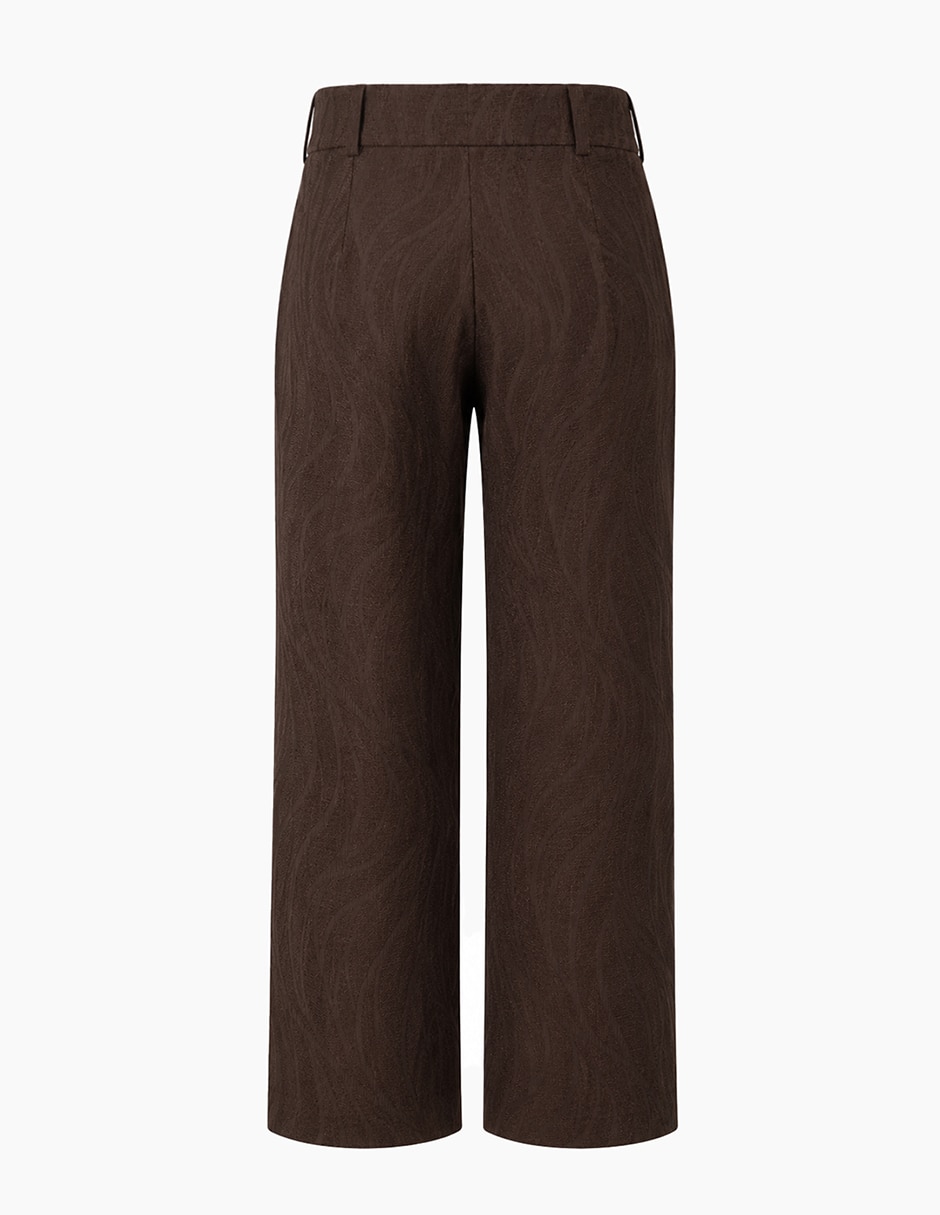 Pantalón regular amplio para mujer 7