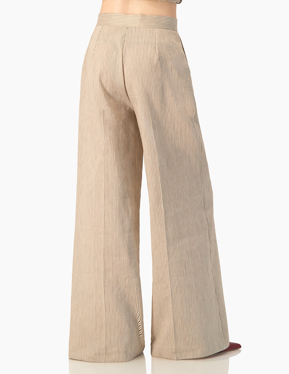 Pantalón regular amplio para mujer 2