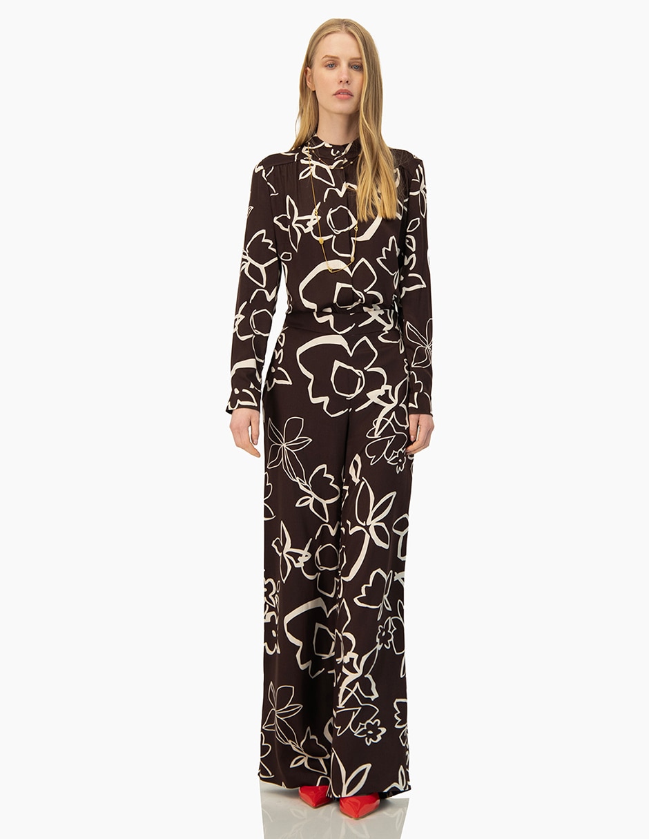 Pantalón amplio para mujer 4