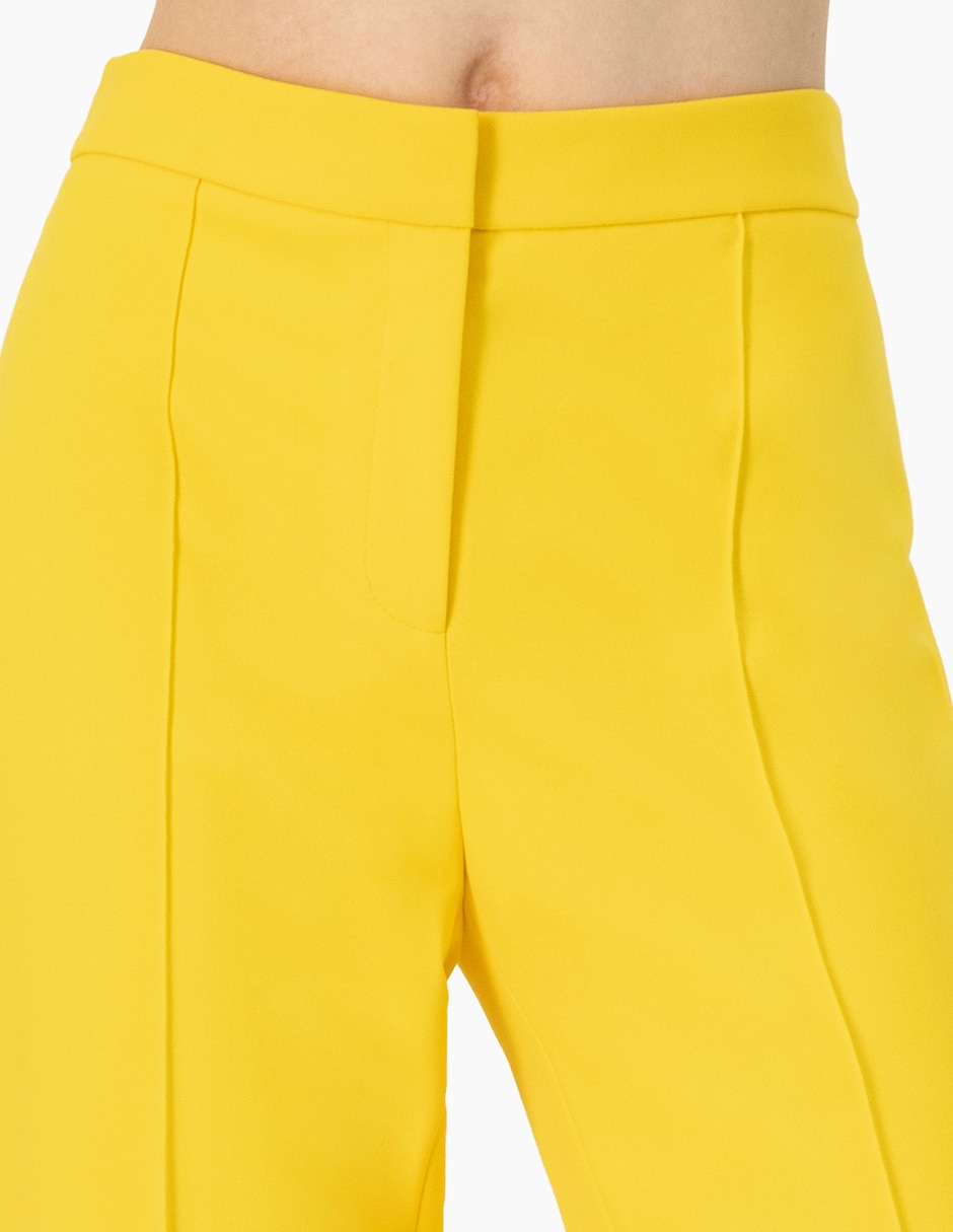Pantalón regular acampanado para mujer 6