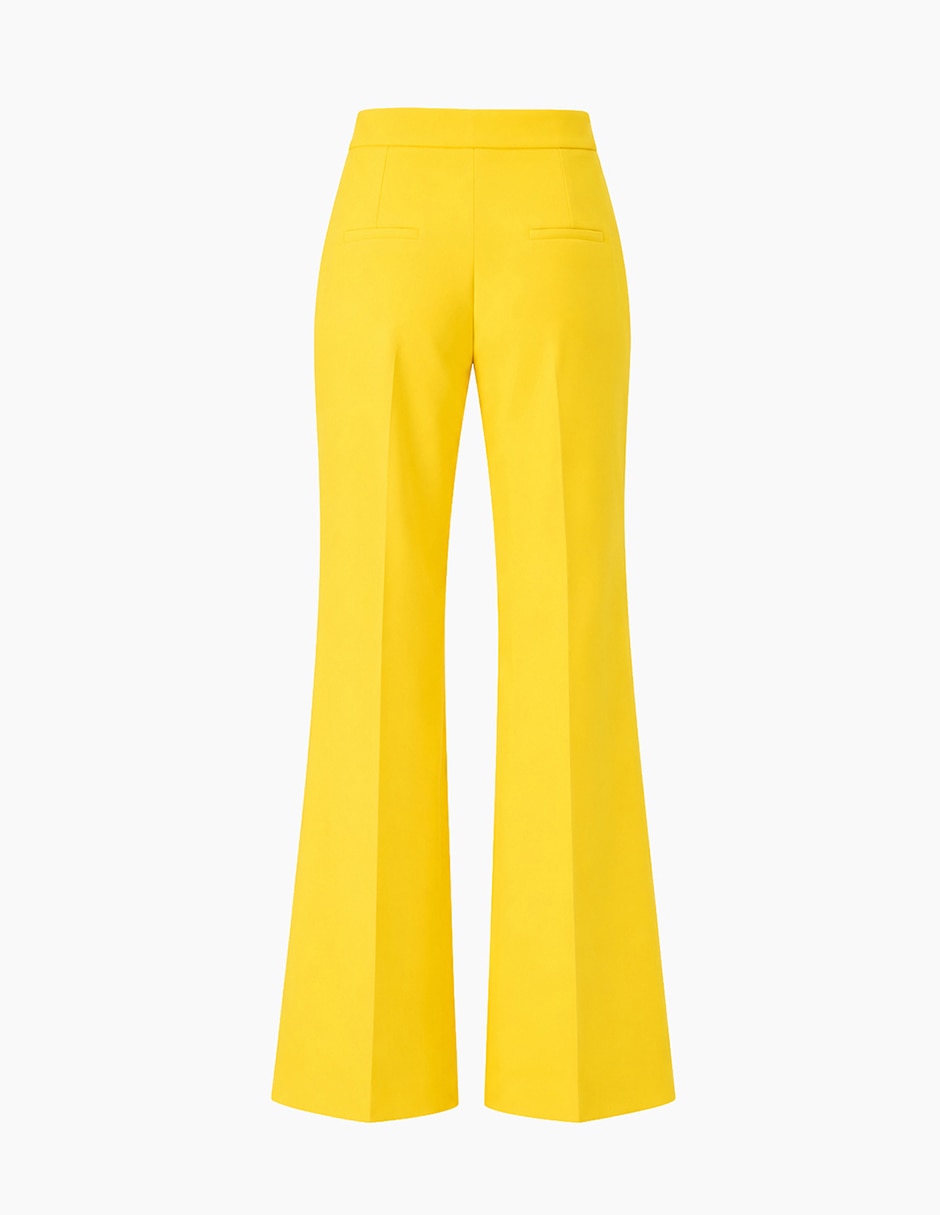 Pantalón regular acampanado para mujer 8