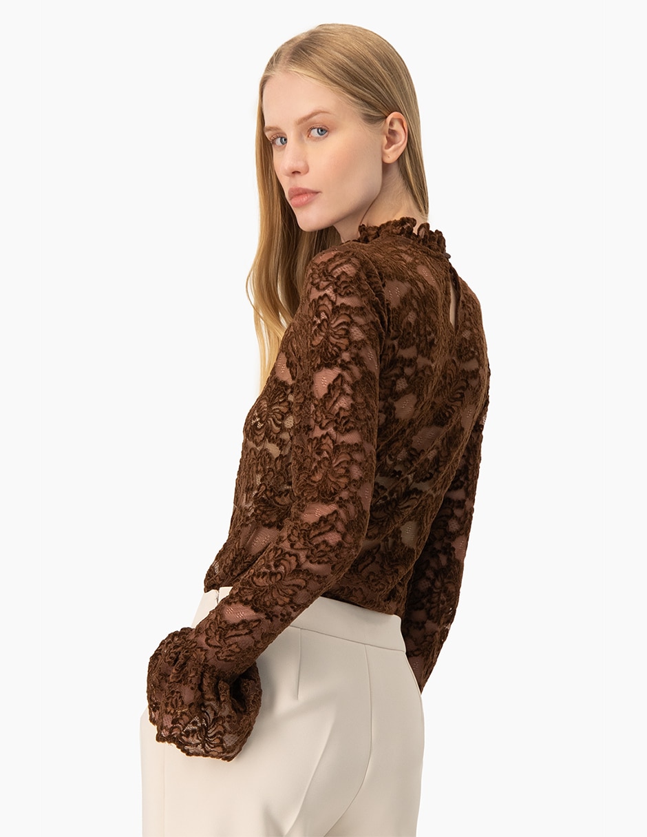 Blusa manga larga para mujer 2