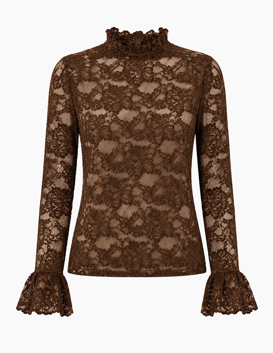 Blusa manga larga para mujer 6