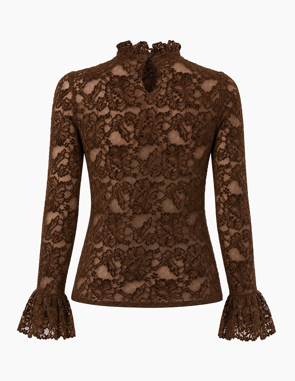 Blusa manga larga para mujer 7