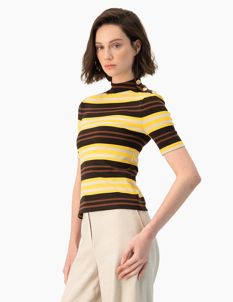 Blusa manga corta para mujer 3