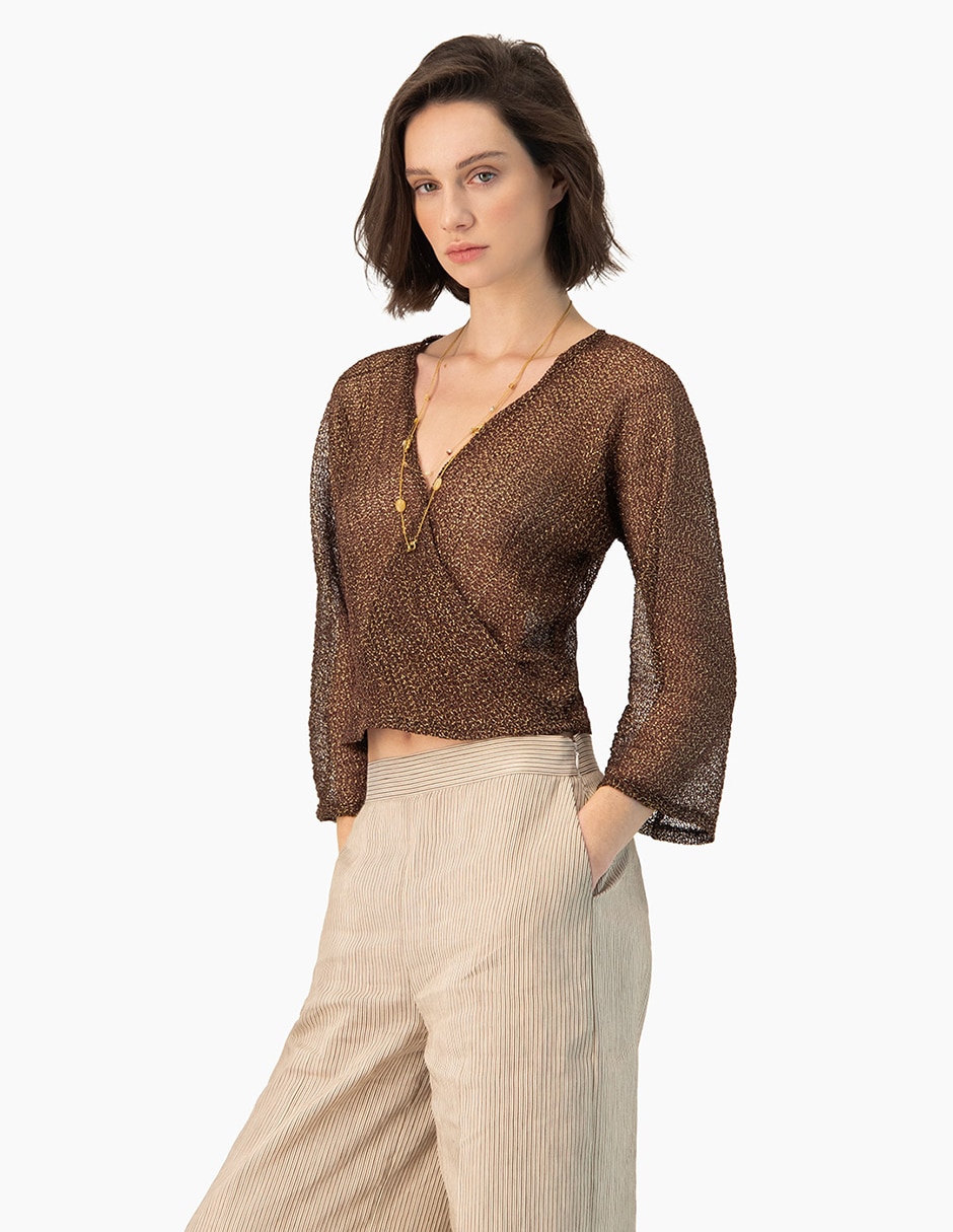 Blusa manga larga para mujer 3