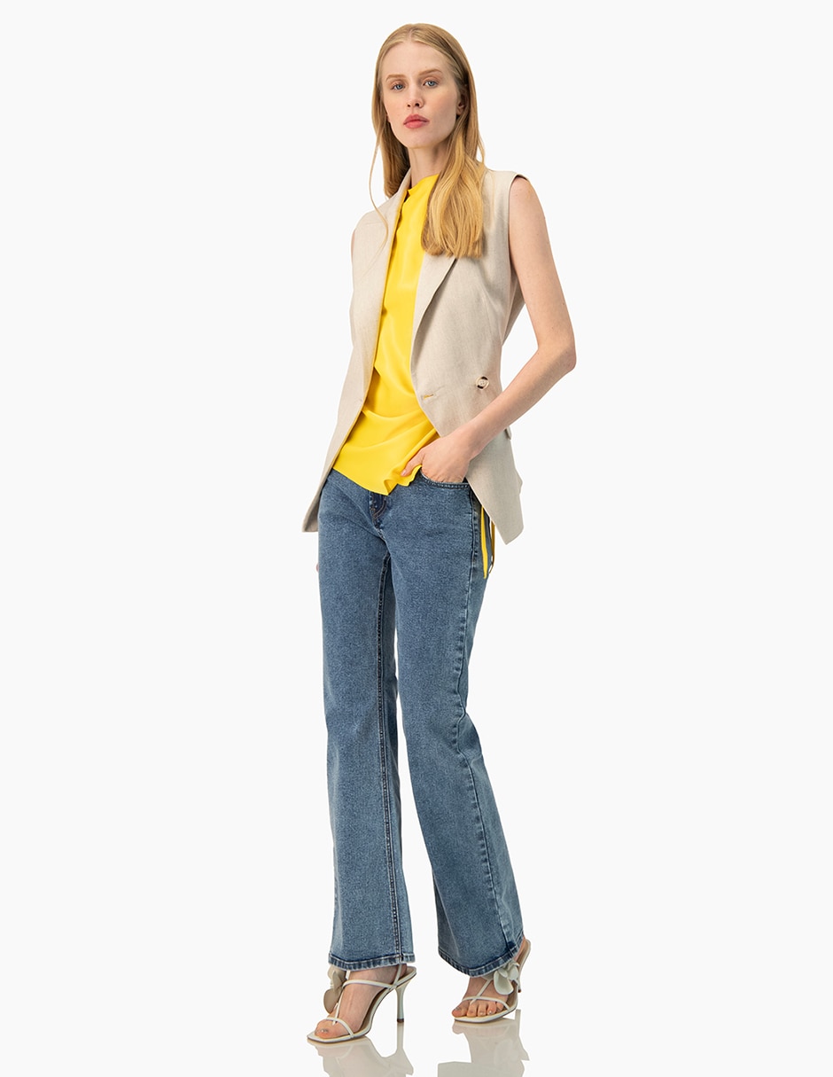 Blusa sin manga para mujer 5