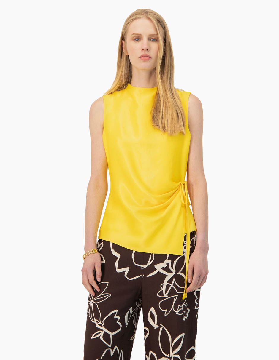 Blusa sin manga para mujer