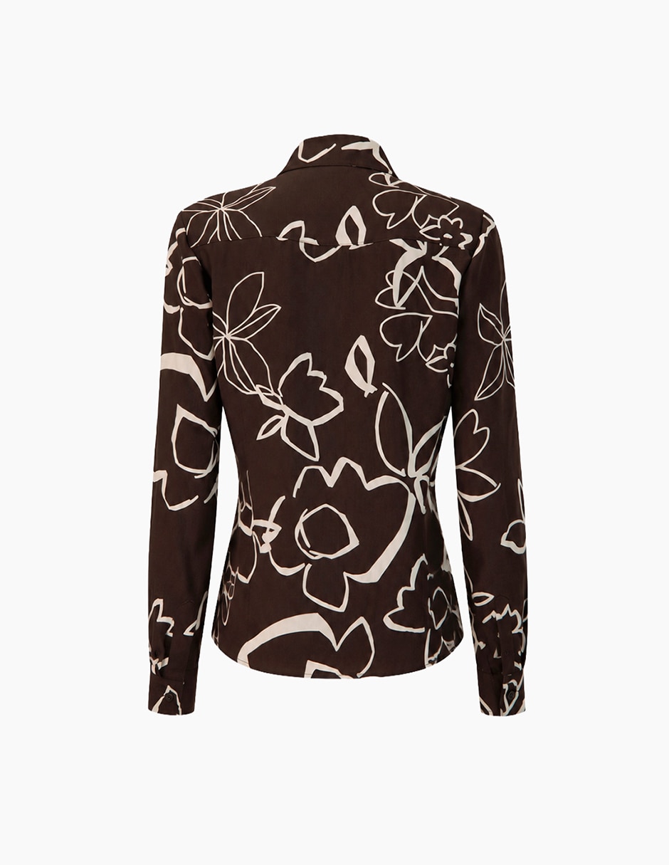 Blusa manga larga para mujer 8