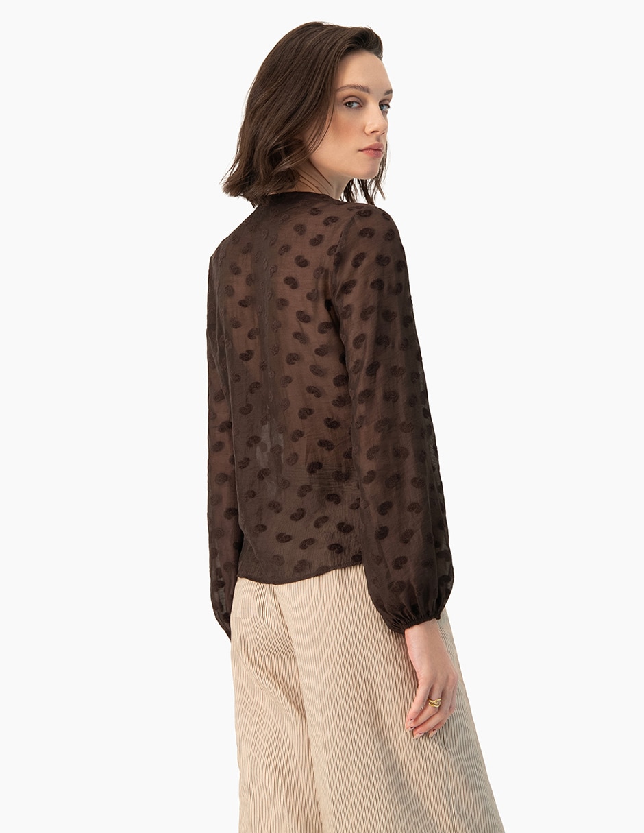 Blusa manga larga para mujer 2