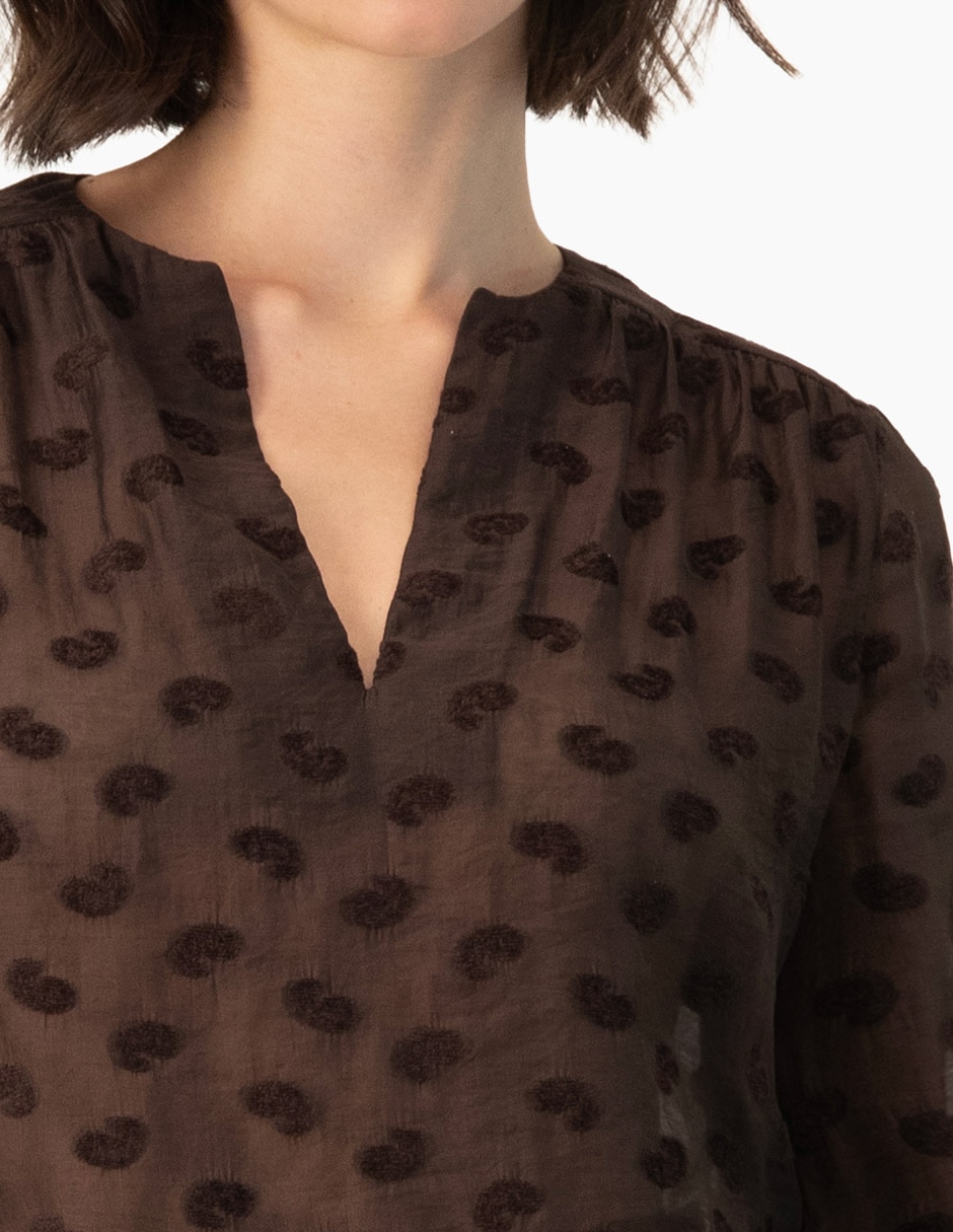 Blusa manga larga para mujer 5
