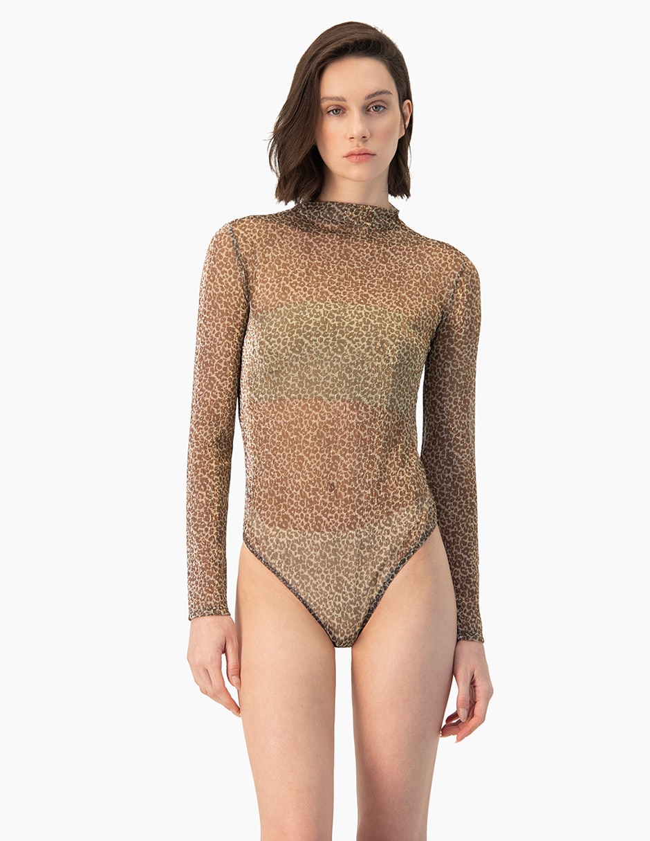 Body cuello redondo para mujer