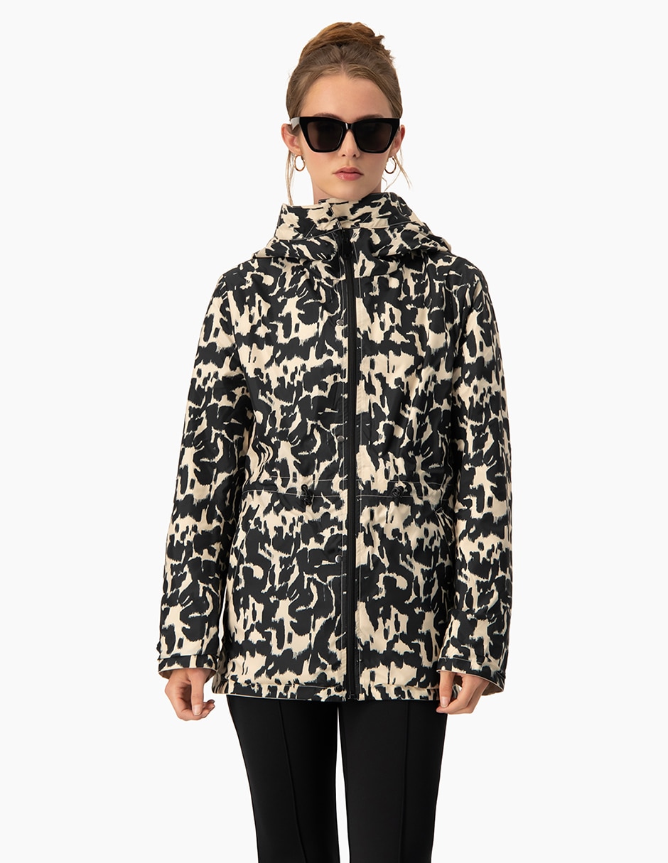 Chamarra rompevientos impermeable para mujer 2
