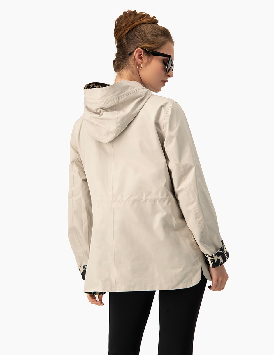 Chamarra rompevientos impermeable para mujer 3