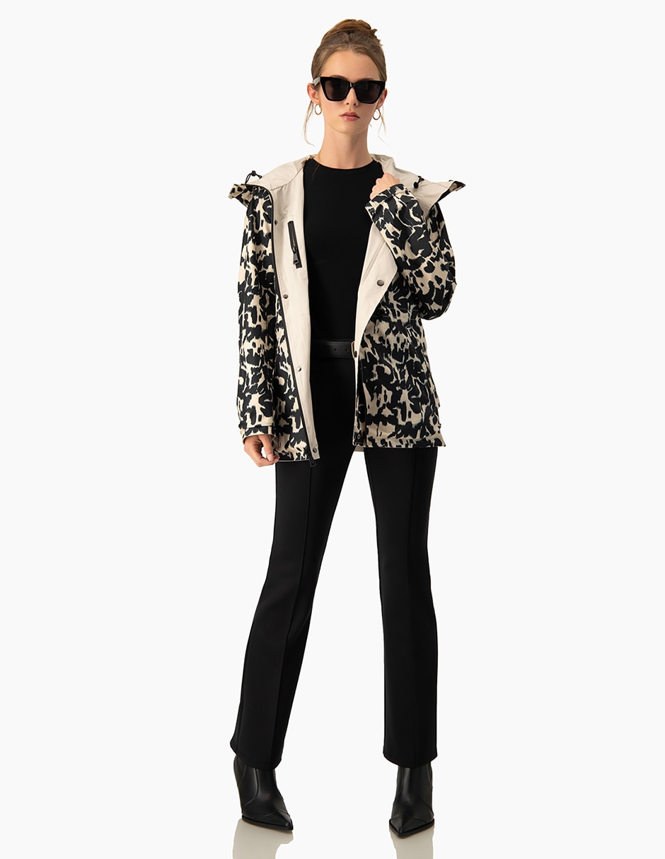 Chamarra rompevientos impermeable para mujer 6