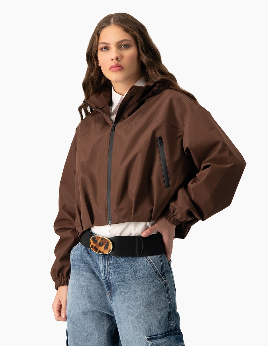 Chamarra casual ivonne impermeable para mujer