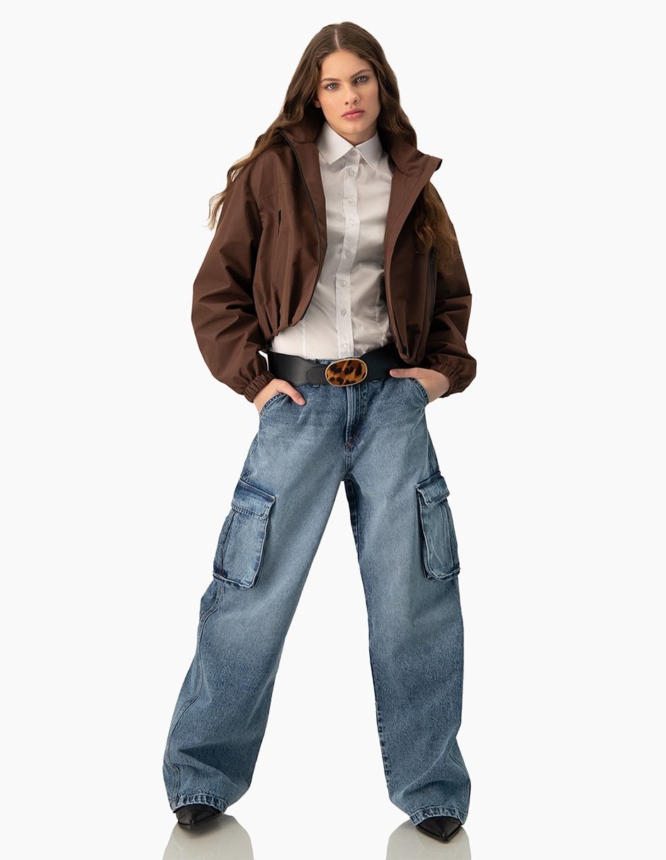 Chamarra casual ivonne impermeable para mujer