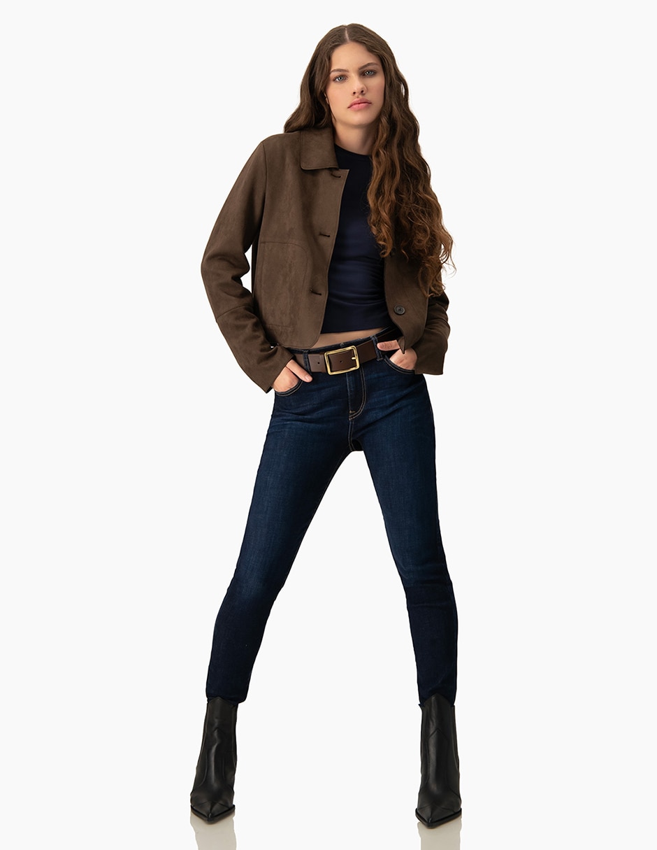 Chamarra casual impermeable para mujer 5