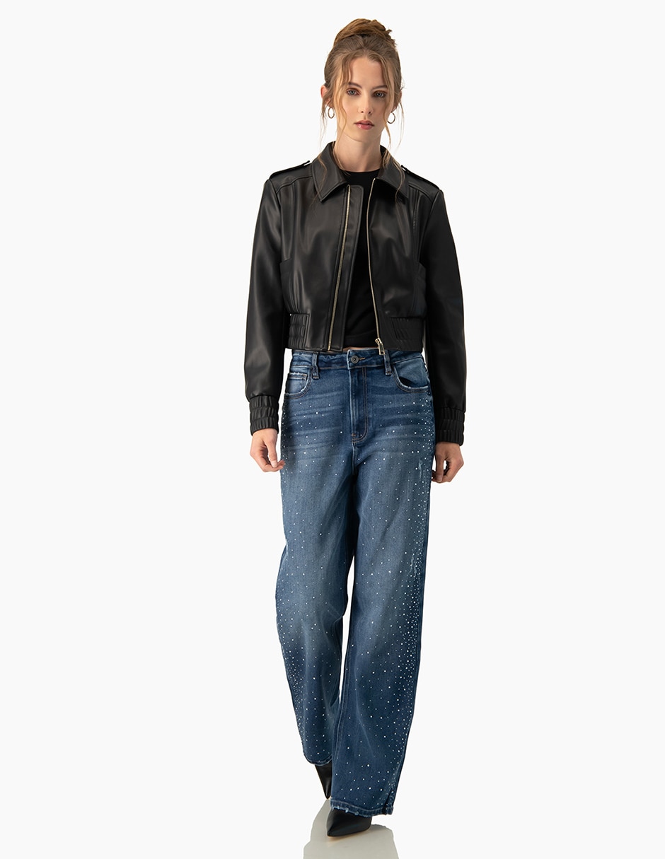 Chamarra casual impermeable para mujer 4