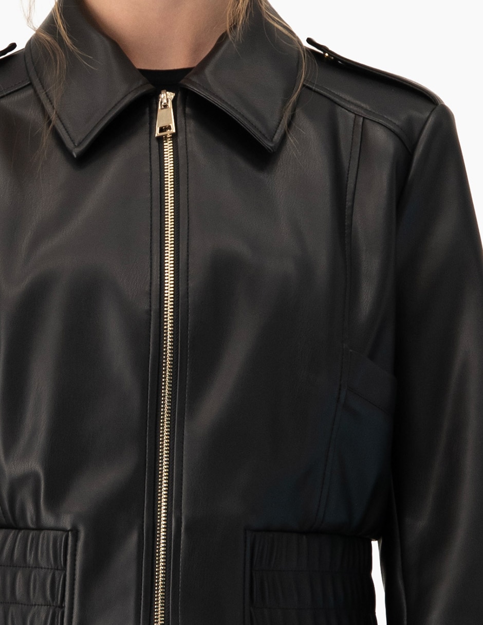 Chamarra casual impermeable para mujer 5