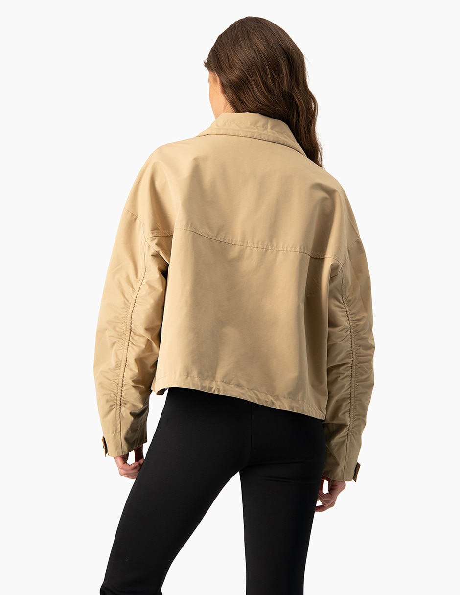 Chamarra casual impermeable para mujer 2