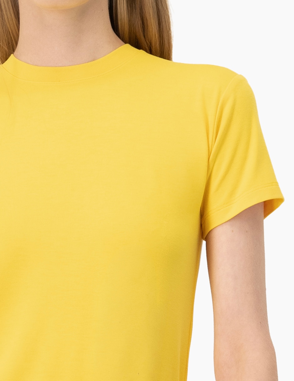 Playera manga corta cuello redondo mujer 2
