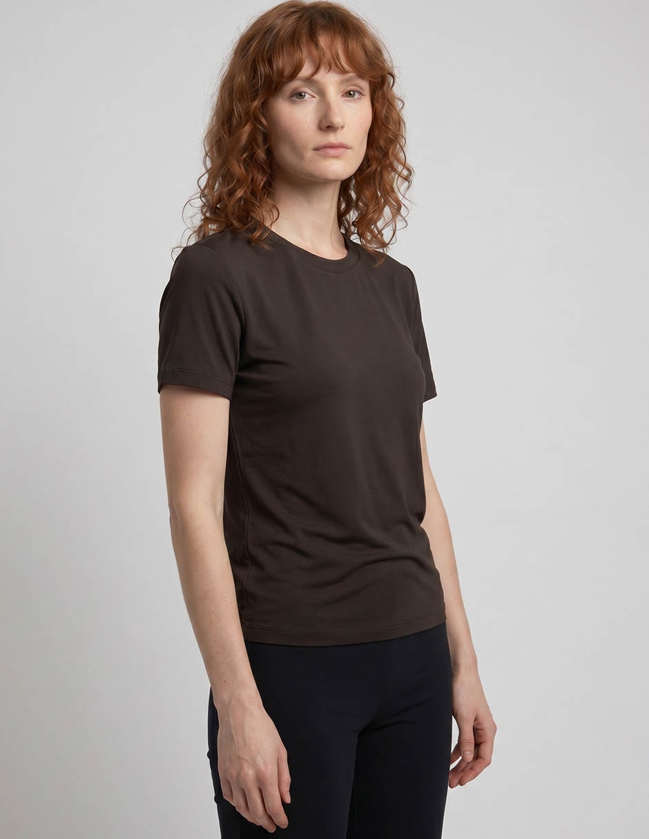Playera manga Corta Ninguno cuello Redondo para mujer 1