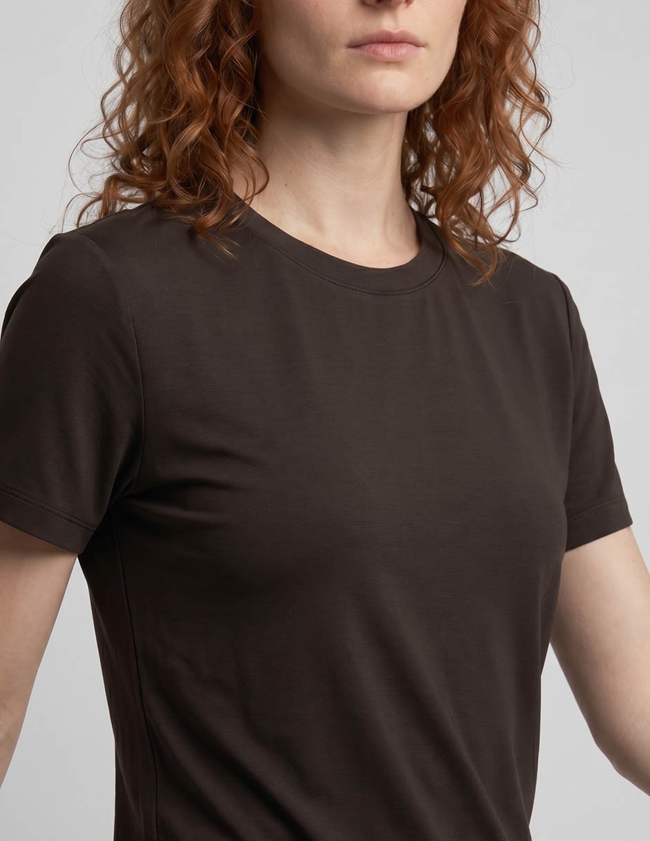Playera manga Corta Ninguno cuello Redondo para mujer 3